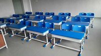 Height Adjustable Desk And Chairs - General Use: Indoor Furniture