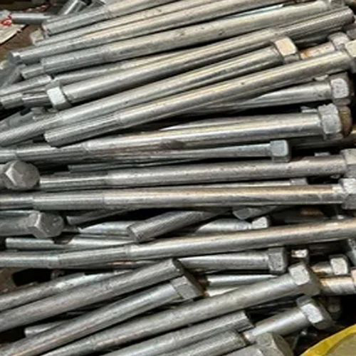 Hex Type Foundation Bolt - Color: Silver