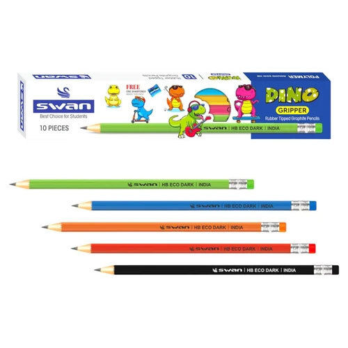 Dino Gripper Pencils - Color: Multicolor