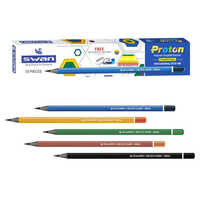 Proton Graphite Pencils - Polymer Material, Standard Size | Good Quality For Writing, Drafting, And Sketching