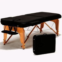 wooden portable table for beauty treatments portable spa table with ergonomic design