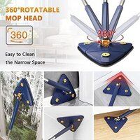 triangle mop with stainlesss steel long handle