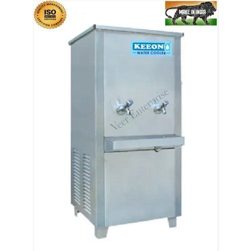 304 Stainless Steel Water Cooler - Color: Silver