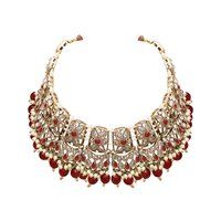 Wedding Indian Jewelry |Wedding collection |Bridal reverse ad Necklace |Kundan Choker| Floral Bridal Necklace| Gift for her