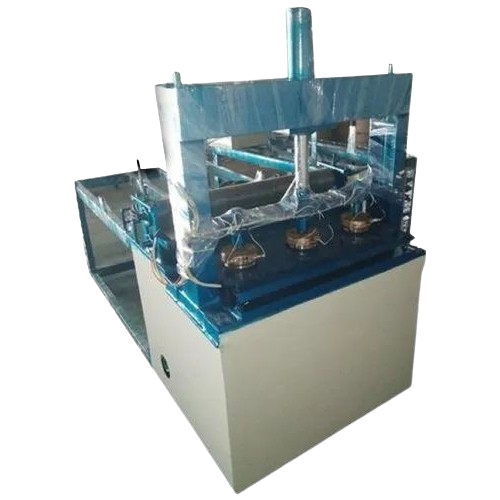 Fully Automatic Hydraulic Paper Dona Making Machine - Color: Silver