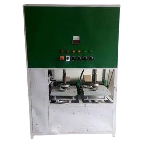 Fully Automatic Chilla Plate Making Machine - Color: Green