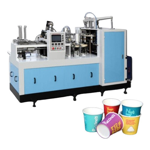 Industrial Paper Cup Making Machine - Color: Blue