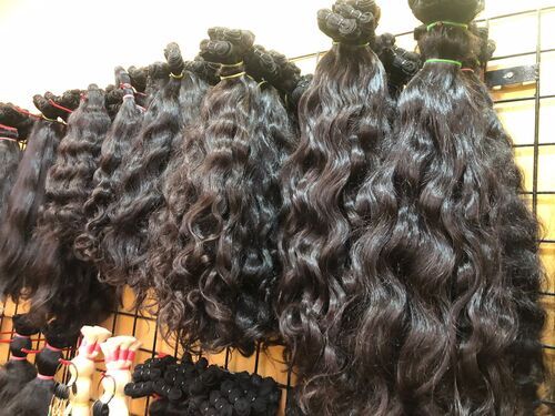 100% INDIAN HUMAN HAIR RAW TEMPLE WEFT HAIR EXTENSION HUMAN HAIR SUPPLIER INDIA