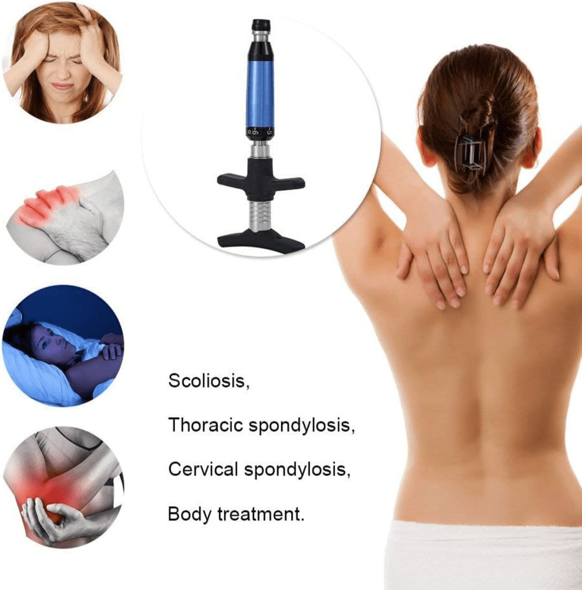 Spine Chiropractor Professional Spine Adjusting Massager Manual Spine Chiropractic Gun