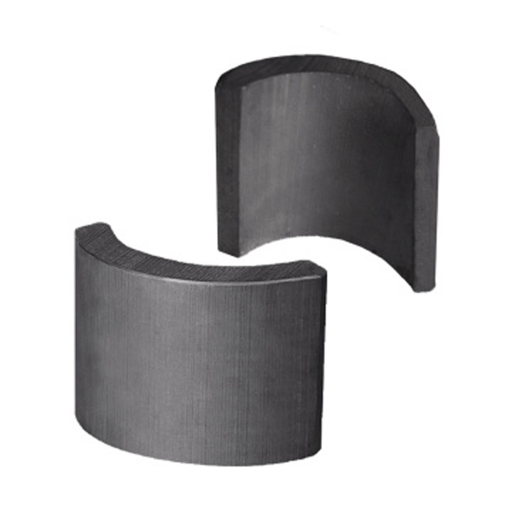 Ceramic Arc Magnets Sintered Ferrite Magnet For Shape