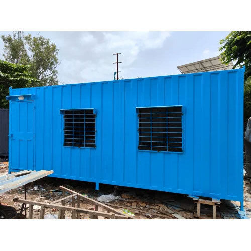 Prefabricated Office Cabin - Color: Blue