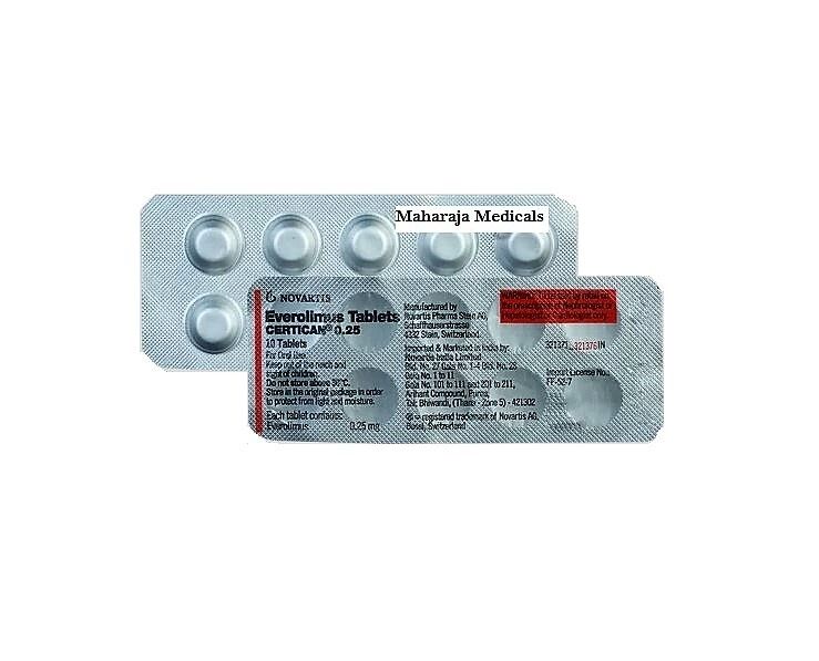 Certican 0.25mg Tablet