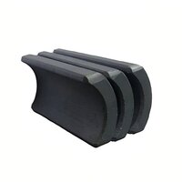 Ceramic Permannet Magnets Sintered Ferrite Arc Magnet - Application: Dc Motor