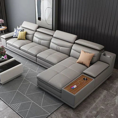 New Adjustable headrest sofa set