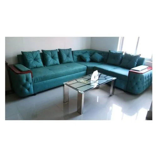 Stylish Classic L Shape Sofa Set - General Use: Indoor Furniture