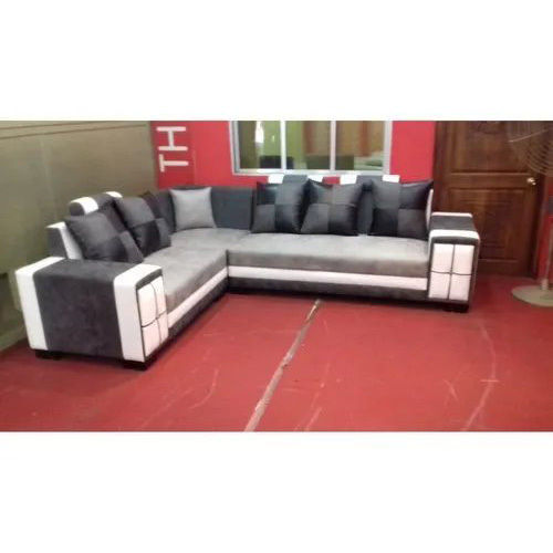 Wooden L Shape Sofa Set - General Use: Indoor Furniture