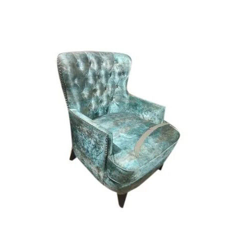 Velvet Wooden Sofa Chair - General Use: Indoor Furniture