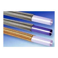 Ptfe Hose Pipe - Teflon Material, 3/4 Inch Size, 1-6 Meter Length | Round Shape, Durable & Flexible For Industrial Water Conveyance