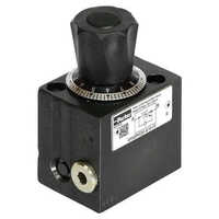Parker Flow Control Valve - Carbon Steel Ng06 Size | Black, First-class Industrial Grade, 1.1 Kilograms Weight