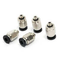 Legris Ms Pneumatic Fittings - Mild Steel, Various Sizes Available, Silver Color - Durable And Reliable For Water Applications In Industrial Settings
