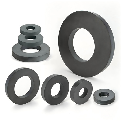 Ring Shape Ceramic Magnets Sintered Ferrite Ring Magnet For Sales