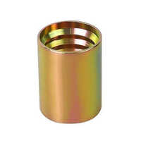 Brass Hydraulic Hose Pipe Cap - High-Quality Brass Material, Size: 3 Inch, 1/2 Inch, 1 Inch, 3/4 Inch, 2 Inch, Golden Color, Zinc-Coated Finish
