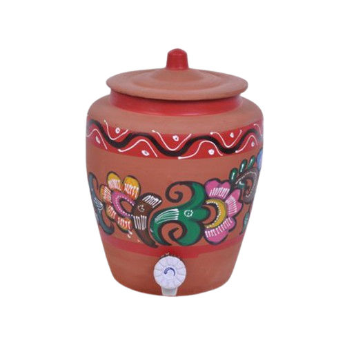 MTC-056 11Ltr Earthen Red Water Pot