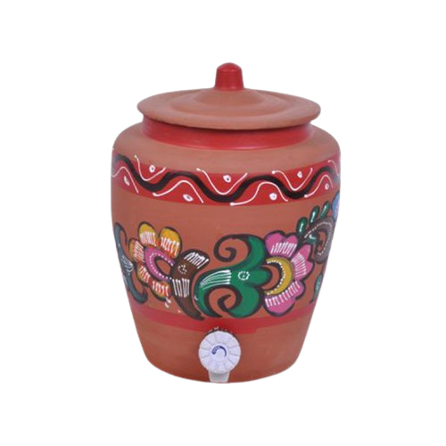 MTC-056 11Ltr Earthen Red Water Pot