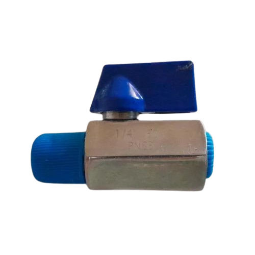 Ss304 Brass Mini Ball Valve - Finish: Polished / Paint Coated