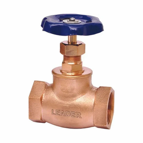 Screwed Gun Metal Globe Valve - Finish: Polished