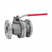 2.5 Inch Cast Iron Ball Valve - Color: Silver
