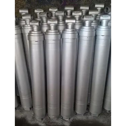 Tractor Trolley Hydraulic Jack - Color: Silver