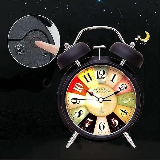 ack twin bell alarm clock