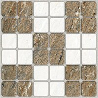 Outdoor Floor Tiles - Marble, 400x400mm, Mixed Multi Color | Heat Insulation, Acid-resistant, Antibacterial, Non-slip, Wear-resistant, Glazed And Polished Finish, Textured Gloss Rustic Design