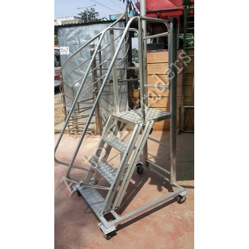 Mobile Aluminum Platform Ladder