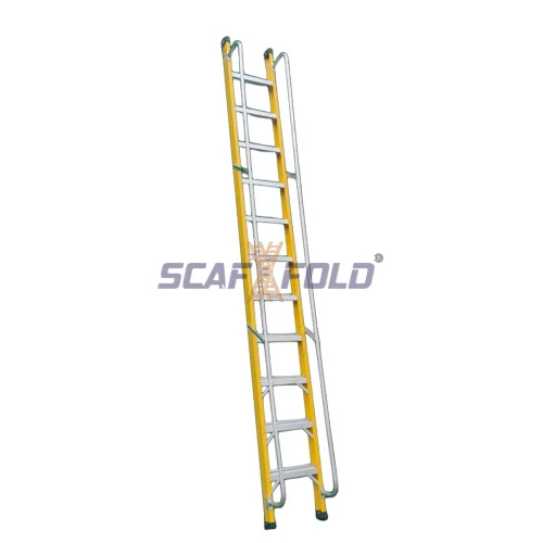 FRP Wall Supporting Single Ladder With Hand Rails