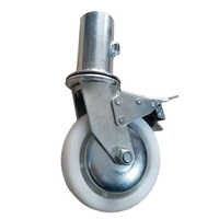Scaffolding Caster Wheels - Color: Galvanised