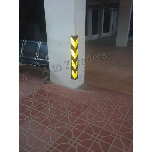 Safety Pillar Guard - Color: Black