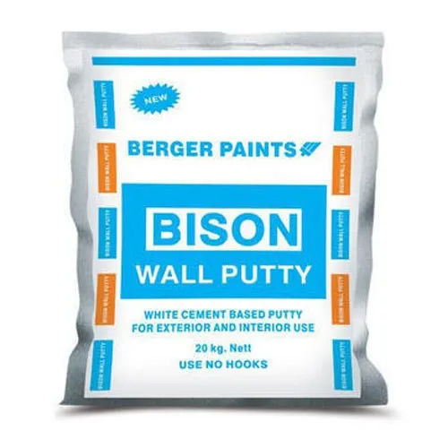 20Kg Berger Paints Bison Cement Based Wall Putty - Color: Any Color