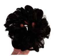 100% Original Human Hair Messy Bun Scrunchie Real hair bun Natural Color