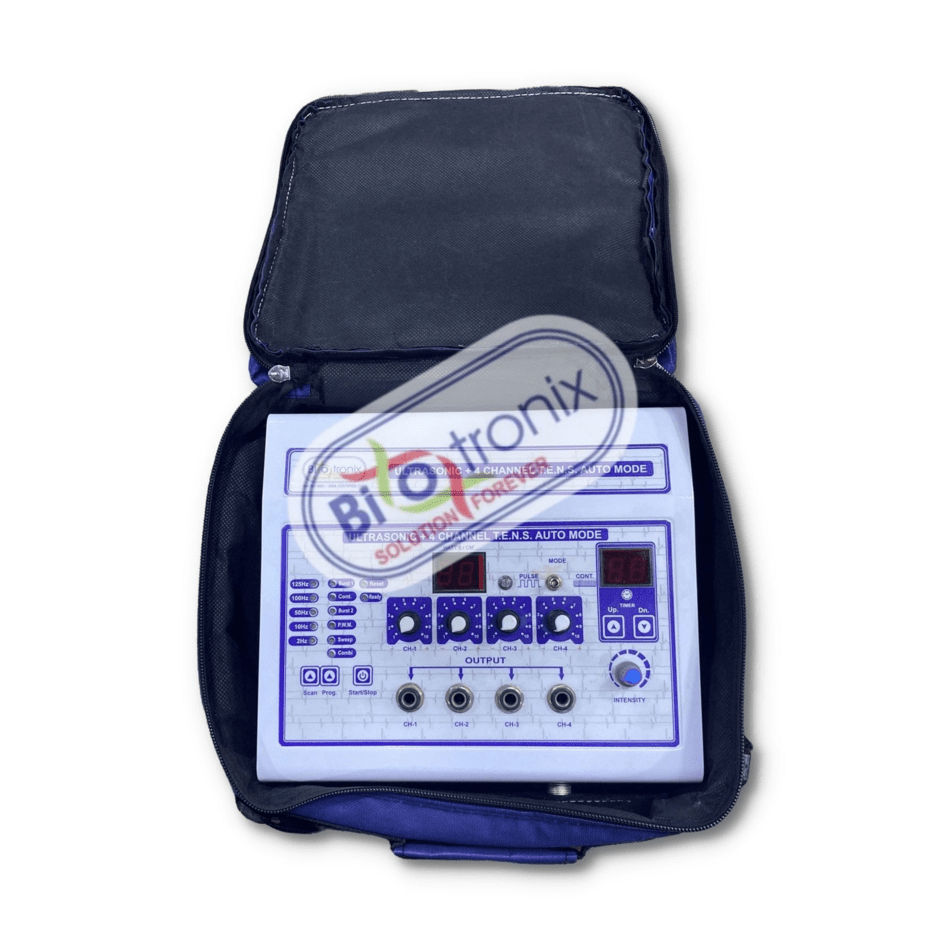 Combination Therapy Combi 2 in one UST 1 Mhz Digital Display TENS 4 Ch Digital Auto Mode Metallic