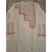 Mens Cotton Wedding Kurta - Color: Multicolour