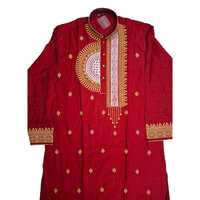 Mens Party Wear Embroidered Kurta