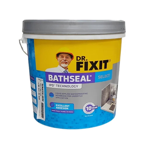 4 Ltr Dr. Fixit Bathseal Select Waterproofing Coating Chemical