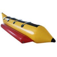 Inflatable Banana Boat - 0.9mm Pvc Tarpaulin, 4 Meters Length, 40x60x40 Cm Seats, Up To 8 Riders | New, Raft Type, 8-seater Design