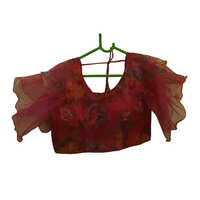 Ladies Net Blouse - Color: Red