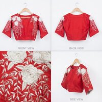 Ladies Embroidered Cotton Blouse - Color: All
