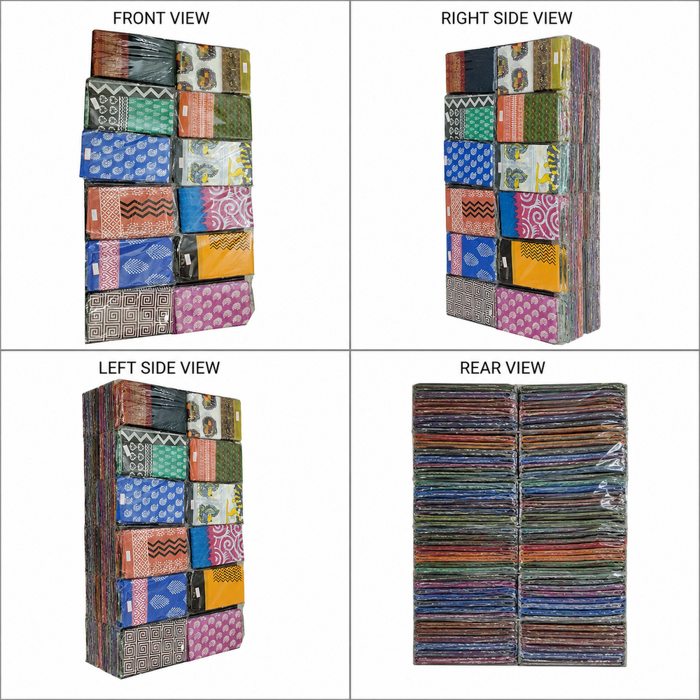 Ladies Cotton Saree - Color: All
