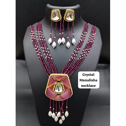 Crystal Monalisha Necklace Set