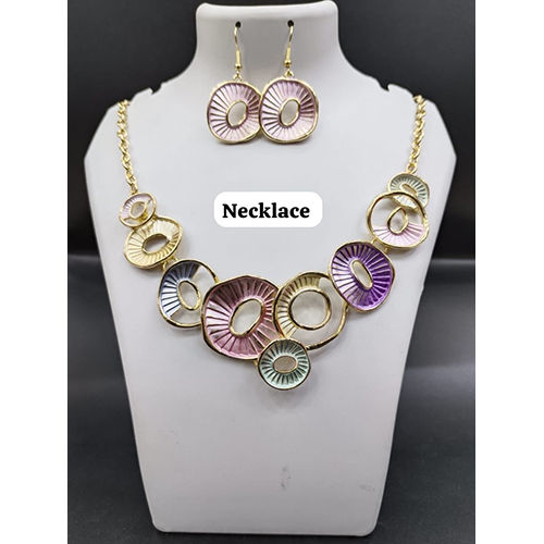 Ladies Fancy Necklace Set - Color: Multicolor